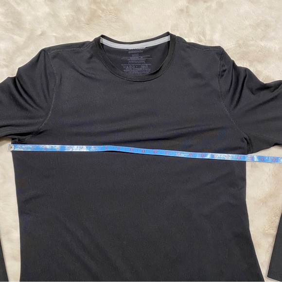 (XL) Patagonia Silkweight Capilene Layer Long Sleeve Shirt Black Extra Large - Picture 8 of 11